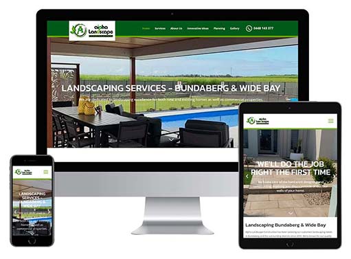 Landscaping business website