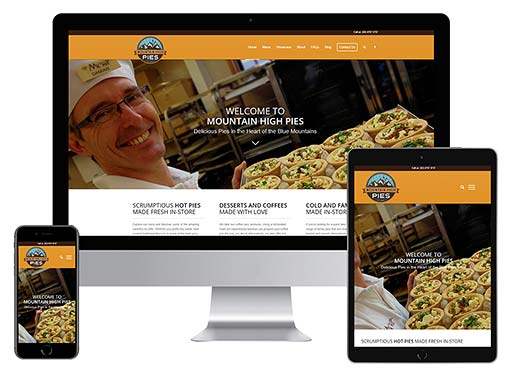 Pie Shop - website